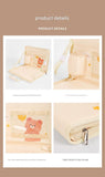 Pink Foldable Car Back Seat Organizer Tray - PU Leather Travel Desk with Tablet Holder V888-ELOSUNG27011