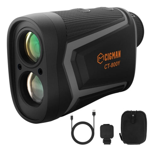 CIGMAN Golf Range Finder 800 Yards Laser Golf Rangefinder with Slope CT-800Y V413-CT-800Y