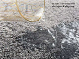 Soft Door Mat Anti Slip Absorbent Floor Rug Bedside Carpet Mat for Home Bathroom Bedroom V1294-YM0901-3112200055012