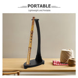 Black Musical Instrument Stand Holder for Flute and Erhu with Elegant, Sturdy Design V1370-AZ4-18078