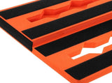 Single Effect Track Board Guitar Pedalboard Orange for Effects Pedals 1Pack V1192-AZ-W-24829