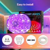 LED Strip Light 15M Bluetooth 5050 RGB 12V 270 LEDs with App Remote Controller V1188-MS-527-001