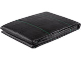 Geotextile Fabric, 3.8 x 15.2 m 3.5oz Woven PP Driveway Drain Cloth with 600lbs Tensile Strength, V952-BZTGB125X50PE01SYV0