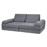 Modular Kids Play Couch 10Pcs DIY Creative Toddler Sectional Sofa Grey V952-ETSF5255724Y94P8YV0