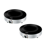 SOGA 2X 26cm Smart Electric Induction Cooktop Portable Kitchen Cooker for Cookware COOKTOPC20A6X2