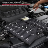 12-Piece Flare Nut Spanner Set Teflon Tape Metric & SAE Brake Line Repairing V465-81129