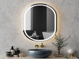 Embellir LED Wall Mirror With Light 50X75CM Bathroom Decor Oval Mirrors Vanity MM-E-WALL-OVAL-LED-5075