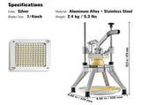 Commercial Vegetable Fruit Chopper 1/4" Blade Heavy Duty Professional Food Dicer Kattex French Fry V952-G214INCH420J2NKA9V0
