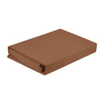 Artex Microfibre Sheet Set Single Brown V442-ATX-SHEETS-MICROFIBRE-BROWN-SB