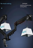 Dual Monitor Arm 360&deg Rotatable, Space-Saving Desk Mount for Dual Screens, Ideal for Aussie Home & V1107-DUAL MONITOR ARM