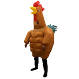 Pineapple Chicken Cartoon Costumes Air Model Inflatable Costume Funny Dress Up Props Halloween Party V1263-JX-7926