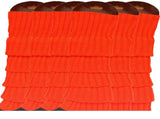 6x Womens Leg Warmers Disco Winter Knit Dance Party Crochet Legging Socks Costume - Orange V563-BR-6LEGWARMRS-ORNG