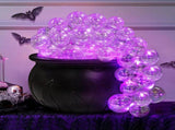 1 pc purple bubble, Witch Jar candy jar, Witch bucket black plastic, retro party table decoration V1192-DRO-0009