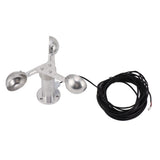Aluminium Alloy Anemometers Wind Speed Monitoring Sensor 3 Cups Wind Speed Sensor Anemometer 03.8V V1294-YM0706-3111230214911