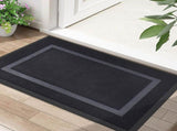 Indoor Outdoor Doormat, Rubber Non-Slip Entrance Mat for Scraping Mud, Sand and Dust from Shoes, Low V1189-LC-LY-00183
