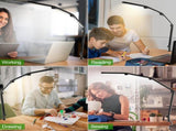 LED Desk Lamp,Foldable Table Lamp for Computer and Desktop,Flexible Clamp on Desk Lamps,Black V1171-CT-BOM000490