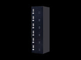 6-Door Locker for Office Gym Shed School Home Storage V63-832741