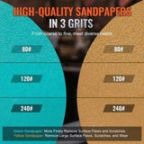 58PCS Air Sander Kit 1/2/3in Random Orbital Air Sander Polisher 15000r/min V952-QDPGJ123C0005YFA5V0