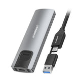 mbeat 10Gbps M.2 NVMe SATA SSD Enclosure V186-MB-XCS-CM03GRY