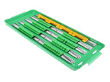 Portable Socket Organizer Tray Aluminum Rail Multi Functional Socket and Bit Holder with Handle V1294-YM0901-3114240097311