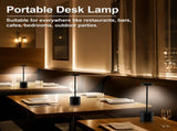 Rechargeable Cordless Touch Control LED Desk Lamp with Anodized Aluminum Build, Dimmable Warm Light, V1341-ZY-3ZQW5XV6-GOLD