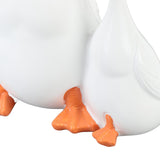 Duck Sculpture Simulated Rain Proof Resin Duck and Duckling Statue for Garden Decor V1294-YM0901-3111250049811