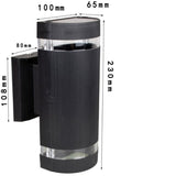 Outdoor Wall Light, up to 35W GU10, IP65 Waterproof Garden Light for Patio, Deck, Garden, Hallway, V1237-ZY-715-306