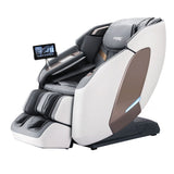 Livemor 4D Massage Chair Electric Recliner Double Core Mechanism Massager Melisa White MASCHR-4D-2GEAR-WHGY