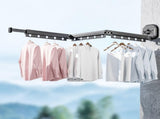 Retractable Laundry Drying Rack, Wall Drying Rack, Aluminum Alloy Suction Cup Type Retractable V1192-AZ-W-15927