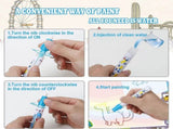 Water Doodle Mat, Large babies Painting Mat, Clean Drawing Mat with Neon Colors, Educational Toys V1263-JX-1866