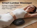 Three-in-One Smart Lumbar Massage Pillow with Airbag Stretch Support, Vibration Massage, and V1341-ZY-4RKHYW4Q-GREY