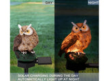 Garden Solar Lights Outdoor Decor- Resin Owl Solar LED Garden Lights-Waterproof, Energy Saving- Owl V1263-JX-1695