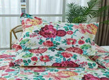 100% Cotton Lightly Quilted Coverlet Set Tongan Queen 230 x 250 cm V442-STT-COVERLET-TONGAN-MULTI-QS