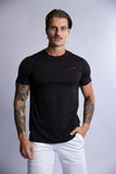 HARD HITTERS SLIM FIT COTTON TEE BLACK MEDIUM V697-SLIM-FIT-COTTON-TEE-BLACK-MEDIUM