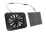 10W Solar Exhaust Fan 13.5inch Solar Ventilation Fan Solar Panel Powered Fan for Dog Chicken House V1294-YM0901-3111240138911