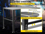 Welding Table 36" x 24", 800LBS Capacity Welding Workbench Table, Heavy-Duty Work Bench with 0.63" V952-GDXHZ800LB36HJ2L5V0