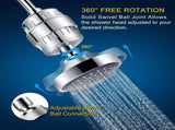 High Output Universal Shower Filter with Replaceable Cartridge, Better Skin, Softer Hair, and V1369-AZ3-W-03360
