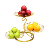 Nordic Style 3 Tier Fruit Basket Modern Multi Layer Fruit Snack Storage Basket for Living Room V1294-YM0717-3118220186211