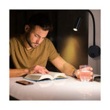 2 Pieces Black Wall Reading 3W, Flexible Adjustable Neck Wall Aluminum Desk, Bedside V1237-ZY-528-173