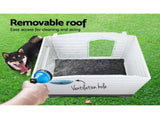 i.Pet Dog Kennel House Extra Large Outdoor Plastic Puppy Pet Cabin Shelter XL Blue PET-DH-P424-BL