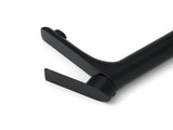 WELS 7.5L/m Rounded Body Basin Mixer Kitchen Vanity Faucet Tap Spout Matte Black V1233-KRF102BL