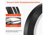 Steel Strapping Coil, 19 mm x 0.55 mm x 91 m, Metal Strapping Banding Roll Withstands Harsh V952-BZKZDGD34INCA7655001V0