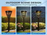 Solar-Powered Decorative Garden Light with RGB Color Modes and Warm White Option, Weatherproof V1341-ZY-J237FE5G-2PCS-RGBLIGHTCOOLWHITELIGHT