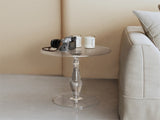 Crystal-Clear Acrylic Coffee Table Sofa Side Table Small Bedside Table Bedroom V767-JJ-ZZ1776