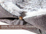 Winter Warm Pet Bed, Washable Cat Bed and Mat , A cozy sleeping place for cats and dogs, V1189-LC-DG-00311
