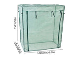 Portable Greenhouse Plants, Walk-In Grow Tent with Weather-Resistant Cover, Small Garden Shelter V1366-AZ2-W-23496