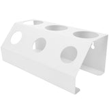 Soda Bottle Drainer Tabletop 3 Holes Bottles Draining Rack with Pad for Kitchen Dining RoomWhite V1294-YM0718-3118200243611