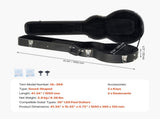 Electric Guitar Hard Case, 1050 mm Gourd-Shaped Guitar Hard Case, With Lock Latch Key Handle, PVC V952-HLXJTYHHLXJH98R2TV0