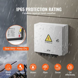 Solar PV Combiner Box 6 String 10A for Solar Panel System Steel Case IP65 V952-GFHLX6HL10ATXX3C2Y3