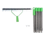 Thatch Rake Lawn Thatching Dethatcher Stainless Steel Metal Grass Grooming Yard Garden Soil Tool V1294-YM0901-3111240284411
